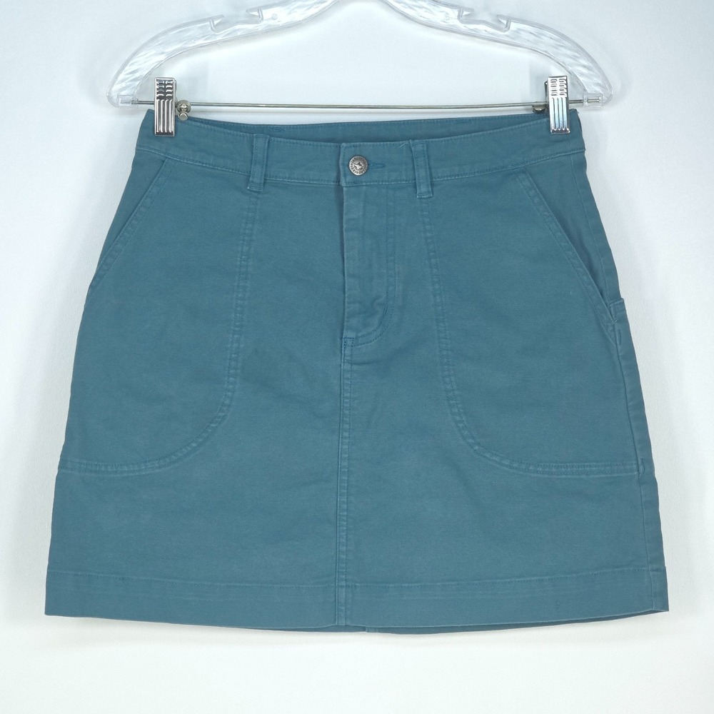 Patagonia Organic Cotton Mini Skirt Women's 6 Preppy Normcore Classic Gorpcore
